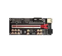 6X VER018 PRO PCI-e Riser Card USB 3.0 Cable 018 PCI Express 1X una 16X Extender Adaptador PCIe para BTC Mining (Rojo)