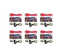 6X VER018 PRO PCI-e Riser Card USB 3.0 Cable 018 PCI Express 1X una 16X Extender Adaptador PCIe para BTC Mining (Rojo)