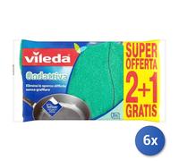 Vileda – Esponjas de cocina Ondattiva multiusos 3 unidades (Pack de 4)