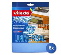 6X Vileda Paño Microfibra Plus Universal 1Pz