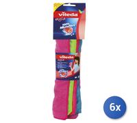 6X Vileda Paño Style 100% Microfibra 36X38Cm 4Pz