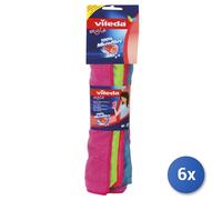 6X Vileda Paño Style 100% Microfibra 36X38Cm 4Pz
