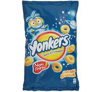 6x Yonkers Corn Snacks Crisps Potato Chips with Cheese 8 Pack. 120g