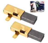6x11x16,5 mm Cepillos de carbono de alta calidad compatibles con FESTOOL TS55, TS75, AP55EB, AP65EB, AT55E, AT65EB con soporte de conexión de metal Alta resistencia y larga duración (2 piezas)
