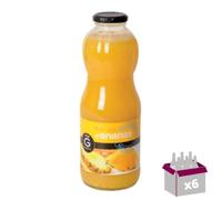 6x1l en vidrio - jugo de piña puro Gilbert
