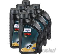 6x1L Fuchs Titan FFL-2 DCT Doppelkupplungsgetriebeöl También Apto para VW DSG