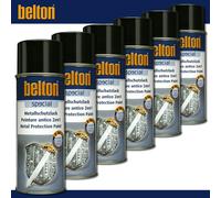 6x400 ML Kwasny Belton Especial Pintura de Protección Metálica 2in1 Negro