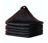 6x8m Cubierta de Tela con Bloqueador Solar, Red de Sombra para Plantas de jardín, Lona de Malla de Sombra para Patio, Red de Sombra para Cubierta de Plantas, Malla de Bloqueador Solar Negra