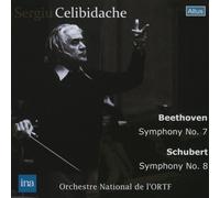 ベートーヴェン : 交響曲 第7番 | シューベルト : 交響曲 第8番 「未完成」 他 (Beethoven : Symphony No.7 | Schubert : Symphony No.8 , etc. / Sergiu Celibidache & Orchestre National de l'ORTF) [SACDシングルレイヤー]