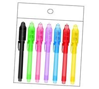 7/14 bolígrafos de tinta invisible para niños con lámpara de espías secretos para escritura invisible