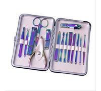 7 / 15pcs manicura profesional cortaúñas de acero inoxidable tijeras traje herramienta de corte de uñas 1 15pcs