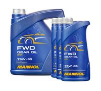 7 (4 + 3x1) Litro SAE 75W-85 Mannol Fwd Aceite/Caja de Cambios Manual / Api GL-4