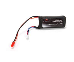 7,4 V 1300 mAh 2S 5C LiPo batería del Receptor: JST