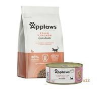 7.5 kg + 12 latas x 70 g Pack comida gato grain free Applaws
