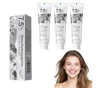 7,5% Pasta de dientes de hidroxiapatita: Reparación y fortalecimiento del esmalte dental, Eliminación de manchas en el café, Alivio de los dientes sensibles, Sabor a menta fresca, Aplicación Diaria