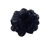 7.5 Pulgadas Tela De Satén Brillante Rosa Flor Extra Grandes Pines De Solapa Pines De Seda De Camelia Para Mujeres Vestidos De Baile De Fiesta De Boda, Parasiéré, Metal