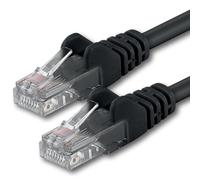 7,5m - negro - 1 pieza - Cable de red Ethernet con conectores RJ45 CAT6 CAT 6 Cat.6 1000 Mbit/s