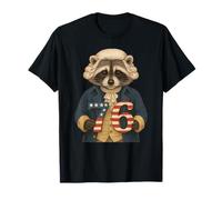 7-6 George Washington Seven Six American Raccoon Camiseta