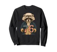 7-6 George Washington Seven Six American Raccoon Sudadera