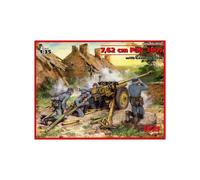 7,62 CM Pak 36 (R) Con German Pelotón (4 Figuras) Maqueta Canon
