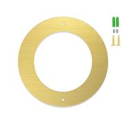 7.62CM/ 10.16CM/ 12.7CM/ 15.24CM/ 17.78CM/ 20.32CM Números De Casa De Acero Inoxidable Dorado De for Exteriores, Números De Casa Flotantes Y Letras Atornilladas(O,8inch)