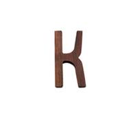 7.6CM Palo De Madera De Nuez En Letras Para Al Aire Libre