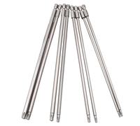7 78 pulgadas para destornillador Torx Bit Set T8T40 con vástago hexagonal magnético para un uso cómodo ()