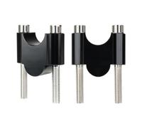 7/8" 22 Mm Abrazadera Elevador Manillar Motocicleta Abrazadera Montaje Elevador Manillar Elevador Altura Universal Moto Manillar Riser(Black)