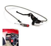 7/8" 22mm Embrague Hidraulico Moto,Cilindro Maestro de 1200mm-Negro