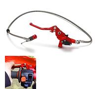 7/8" 22mm Embrague Hidraulico Moto,CilindroM aestro de 1200mm-Rojo