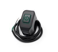 7/8'' 22Mm Interruptor De Manillar De Motocicleta Con Botón Momentáneo De Luz Para Interruptor De Control Impermeable De Star Kill Eléctrico Piezas De Motocicleta Clausor Moto(Green)