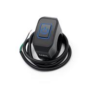 7/8'' 22Mm Interruptor De Manillar De Motocicleta Con Botón Momentáneo De Luz Para Interruptor De Control Impermeable De Star Kill Eléctrico Piezas De Motocicleta Clausor Moto(Blue)