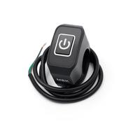 7/8'' 22Mm Interruptor De Manillar De Motocicleta Con Botón Momentáneo De Luz Para Interruptor De Control Impermeable De Star Kill Eléctrico Piezas De Motocicleta Clausor Moto(White)