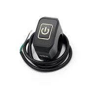 7/8'' 22Mm Interruptor De Manillar De Motocicleta Con Botón Momentáneo De Luz Para Interruptor De Control Impermeable De Star Kill Eléctrico Piezas De Motocicleta Clausor Moto(Yellow)