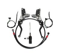 7/8" 22mm Motorcycle CNC Hydraulic Clutch Kit Lever Master Cylinder 125~250cc for Honda For Yamaha For Ducati For Aprilia Dirt Bike Moped,Embrague de Freno de Motocicleta
