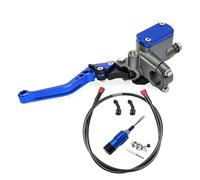 7/8" 22mm Motorcycle CNC Hydraulic Clutch Kit Lever Master Cylinder 125~250cc for Honda For Yamaha For Ducati For Aprilia Dirt Bike Moped,Embrague de Freno de Motocicleta