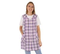 7/8 Casaca para mujer, poliéster, algodón, multicolor, delantal corto, sin mangas, delantal de cocina Diseño 1 48