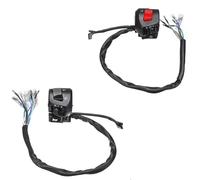 7/8" Interruptores De Control Manillar La Motocicleta Bocina Intermitentes Faros Interruptor Arranque Eléctrico Doble Acelerador Universal 12V Piezas Interruptor del manillar