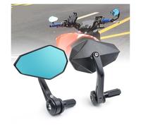 7/8"Motorcycle Bar End Rearview Mirror Side Mirrors For Ducati For Honda For CB650R For Kawasaki For Yamaha For MT03 For Suzuki For SV650 For GSXS750 For Benelli,Espejo Moto Lateral
