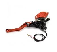 7/8" Motorcycle Brake Lever Handle Hydraulic Clutch Racing Universal For Honda Yamaha Kawasaki Palanca de Freno(Left Orange)