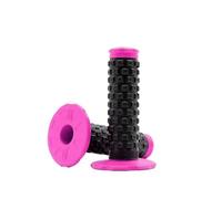 7/8 "nuevo for manillar de bicicleta, manillar de motocicleta, empuñaduras de bicicleta de cross, empuñadura de goma, manija de freno de Gel, acelerador de goma de 22mm(Black-pink)