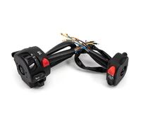 7/8 Pulgadas 1 Par De Interruptores De Control Para Manillar De Motocicleta Universales Impermeables Para Bocina Intermitentes Faros Accesorios