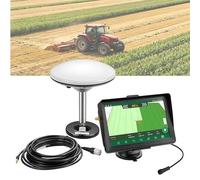 7/9 Pulgadas Sistema de Guía GPS para Tractor Navegador GNSS Alta Precisión Antena Reforzada Antiinterferencias Siembra Fertilización Pulverización Deshierbado(9 Inch)