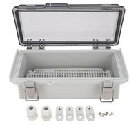 7.9x3.9x2.8 pulgadas de caja eléctrica al aire libre IP67 Caja de unión eléctrica de plástico con cubierta transparente