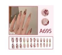 (7)A695(G)$Fresh and transparent color, sweet and cool, simple style, finished product, fake nails, jelly glue