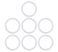 7 anillos térmicos de sellado de botellas de silicona, anillos de sellado de tazas aislados, anillos de sellado térmico de tapa de botella, junta de goma