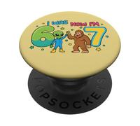 7 Años Cumpleaños Alien 6 Ahora Soy 7 67 Divertido para Niños PopSockets PopGrip Adhesivo