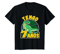 7 Años Cumpleaños Niño Dinosaurio, Tengo 7 Años Séptimo Camiseta