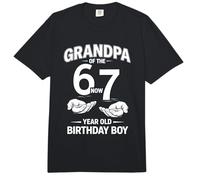 7 años Cumpleaños Tenía 6 Ahora Soy 7 67 Meme Grandpa Comfort Colors Adult Heavyweight T-Shirt