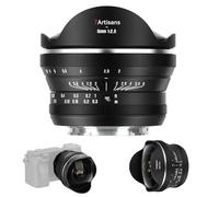 7 artesanos 6mm F2.0 para E Mount APS-C Fisheye Ultra Gran Angular Objetivo,Enfoque Manual,Amplia apertura,220°,Fotografía de Paisaje de la Astrografía para Sony E Mount A6000/A5000/A3000